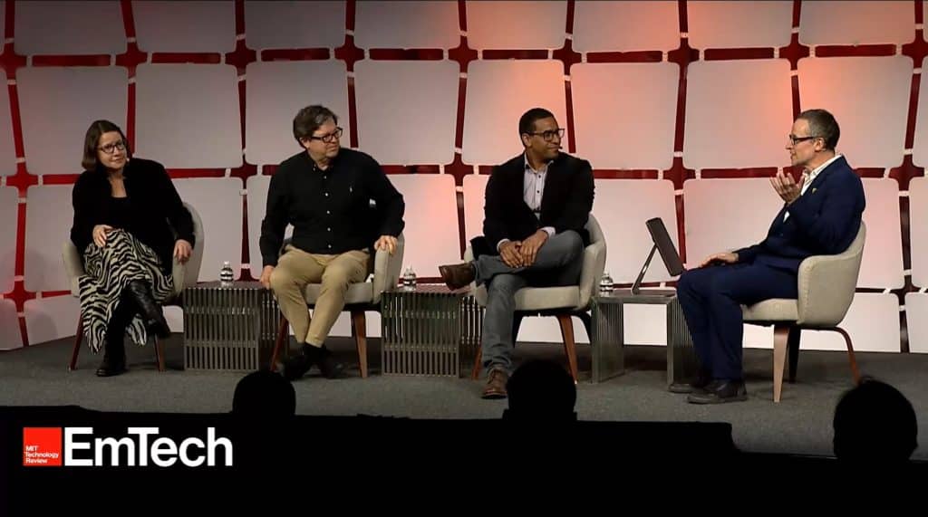 Raia Hadsell - DeepMind / Yann LeCun - 
Meta / Ashley Llorens -
Microsoft Research / Will Douglas Heaven - 
MIT Technology Review / 
